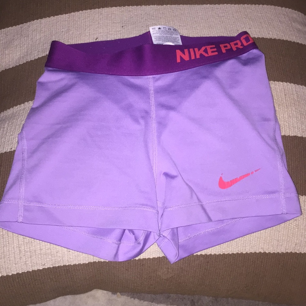 Lilac Nike Pro Shorts 💜